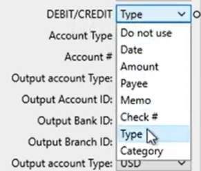 Mapping CSV files Step 8: review mapping type