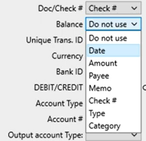 Mapping CSV files Step 9: review mapping balance