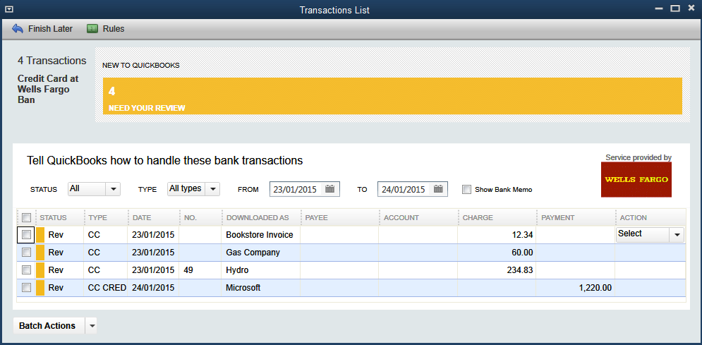 Quickbooks File Utilities Import Web Connect