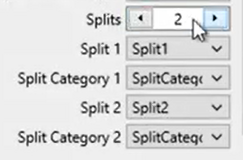 Convert CSV files with splits Step 7: number of splits