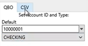 Converting transactions to CSV, Excel, TXT Step 2: to QBO or to CSV