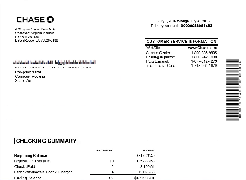 How to make CSV for Xero from a PDF statement Step 2: chase