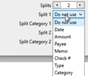 Mapping CSV files Step 12: review mapping split