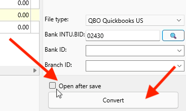 Step 4: Open after save option and the Convert button