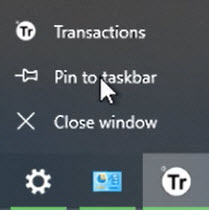 Start a ProperSoft converter for the first time Step 1: pin to taskbar