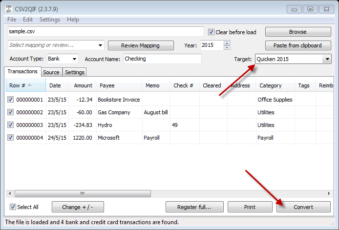 quicken 2007 for mac inport